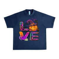 Navy halloween love Urban Heavy Tee - AdoDesignShop