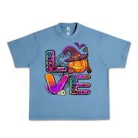 Pebble Blue halloween love Urban Heavy Tee - AdoDesignShop