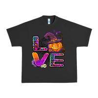 Pigment Black halloween love Urban Heavy Tee - AdoDesignShop