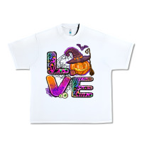 White halloween love Urban Heavy Tee - AdoDesignShop
