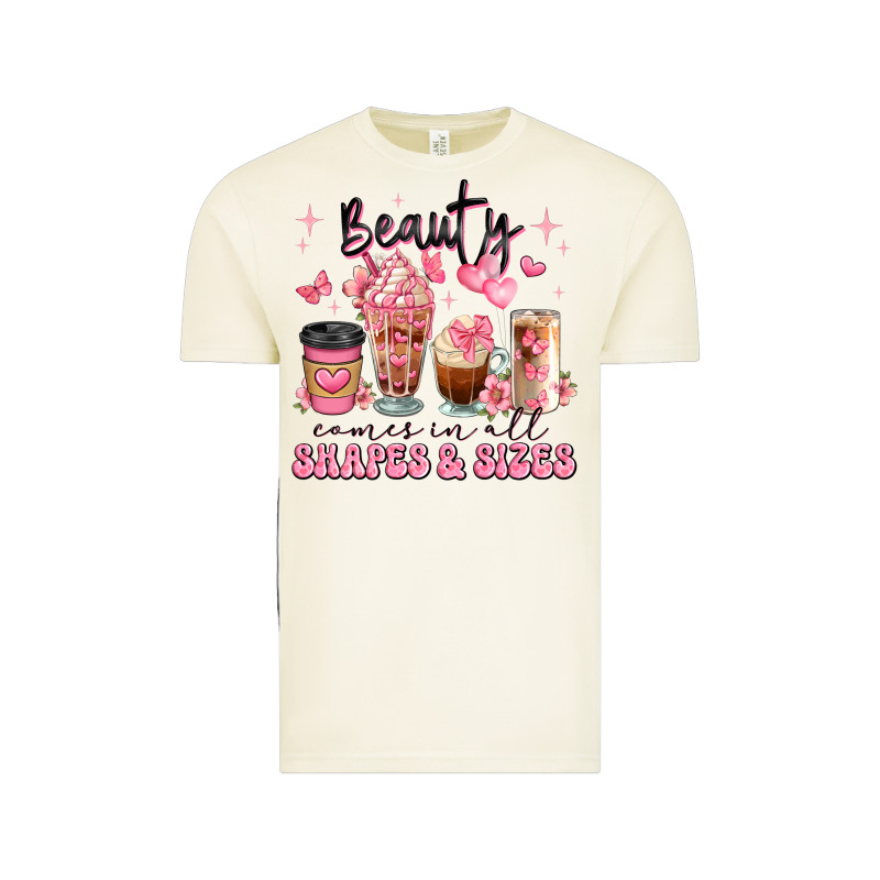 Beauty Comes In All Shapes And Sizes Coffee Cups Vintage Tee by JahusDesignShop | Teevron