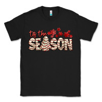 Black tis the season with christmas cake Classic Tee - AdoDesignShop