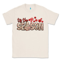 Natural tis the season with christmas cake Classic Tee - AdoDesignShop
