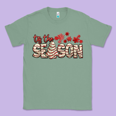 Tis The Season With Christmas Cake Classic Tee Designed By Adodesignshop