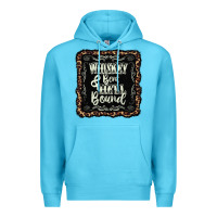 Ocean Blue whiskey bent hell bound black Premium Hoodie - AdoDesignShop