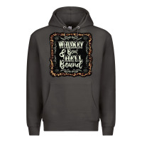 Smoke whiskey bent hell bound black Premium Hoodie - AdoDesignShop