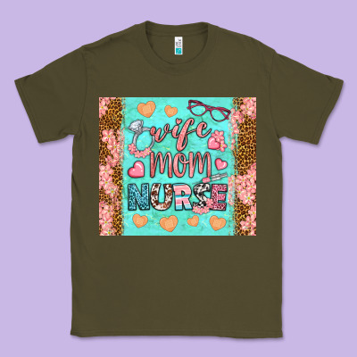 Wife Mom Nurse Tumbler Classic Tee Designed By Bundleandbundleshop
