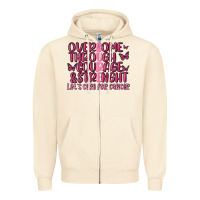 Sandshell overcome through courage strength  malia Zipper Hoodie - MaliasSmallBusiness
