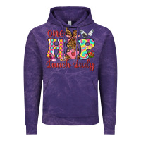 Cloud Purple One hip lunch lady Vintage Hoodie - Neo Western