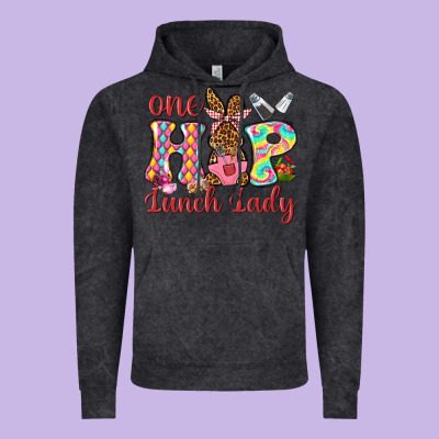 One Hip Lunch Lady Vintage Hoodie Designed By Neo Western