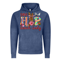 Vintage Denim One hip lunch lady Vintage Hoodie - Neo Western