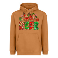 Meerkat Oh deer Reindeer Heavyweight Hoodie - NancyCooperArtShop