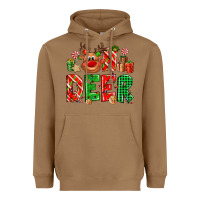 Toasted Coconut Oh deer Reindeer Heavyweight Hoodie - NancyCooperArtShop