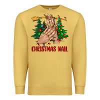 Antique Gold christmas nail bbs Premium Sweatshirt - BundleAndBundleShop