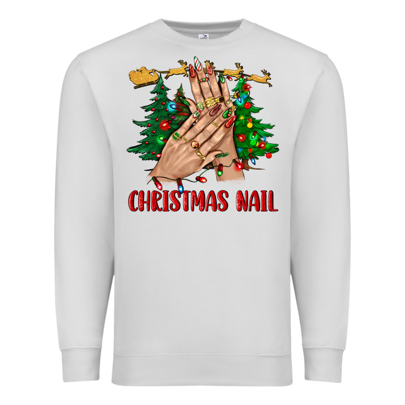 Christmas Nail Bbs Premium Sweatshirt by BundleAndBundleShop | Teevron