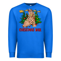 True Royal christmas nail bbs Premium Sweatshirt - BundleAndBundleShop