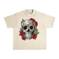 Sandshell skull cactus Urban Heavy Tee - JahusDesignShop