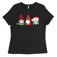 Black christmas gnomes Ladies Tee - AdoDesignShop