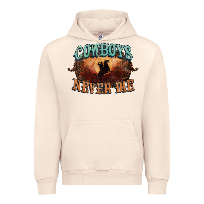Cowboys Never Die Urban Hoodie by HowdyJamesFarm | Teevron