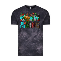 Cloud Black born is the king Vintage Tee - AdoDesignShop