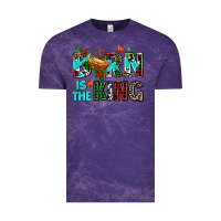 Cloud Purple born is the king Vintage Tee - AdoDesignShop