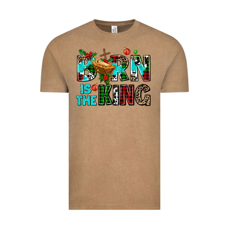 Born Is The King Vintage Tee by AdoDesignShop | Teevron