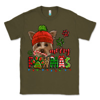 Army Green merry pawmas christmas yorkie Classic Tee - Jasminsmagicworld
