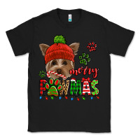 Black merry pawmas christmas yorkie Classic Tee - Jasminsmagicworld