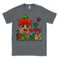 Charcoal Heather merry pawmas christmas yorkie Classic Tee - Jasminsmagicworld