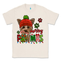 Natural merry pawmas christmas yorkie Classic Tee - Jasminsmagicworld