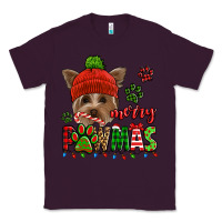 Plum merry pawmas christmas yorkie Classic Tee - Jasminsmagicworld