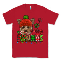 Red merry pawmas christmas yorkie Classic Tee - Jasminsmagicworld