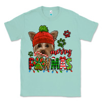 Seafoam merry pawmas christmas yorkie Classic Tee - Jasminsmagicworld