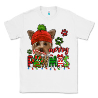 White merry pawmas christmas yorkie Classic Tee - Jasminsmagicworld