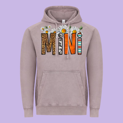 Western Daisies Mini Vintage Hoodie Designed By Hra Design Shop
