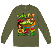 Army Green holy guacamole Long Sleeve Tee - AdoDesignShop