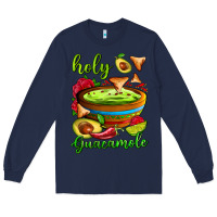 Navy holy guacamole Long Sleeve Tee - AdoDesignShop