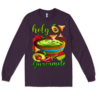 Plum holy guacamole Long Sleeve Tee - AdoDesignShop