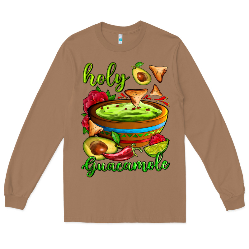 Holy Guacamole Long Sleeve Tee by AdoDesignShop | Teevron