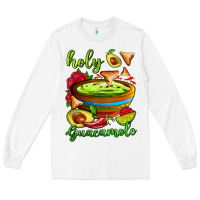 White holy guacamole Long Sleeve Tee - AdoDesignShop