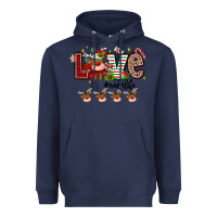 Navy love christmas Heavyweight Hoodie - MaliasSmallBusiness
