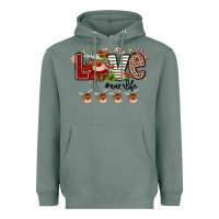 Sage love christmas Heavyweight Hoodie - MaliasSmallBusiness