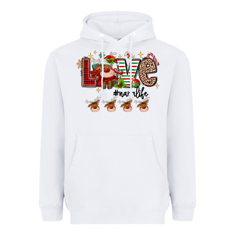 Love Christmas Heavyweight Hoodie by MaliasSmallBusiness | Teevron