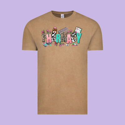 Pharmacy Vintage Tee Designed By Adodesignshop