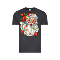 Vintage Black santa with little christmas Vintage Tee - AdoDesignShop