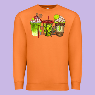 Tennis Coffee Cups Bbs Premium Sweatshirt Designed By Bundleandbundleshop