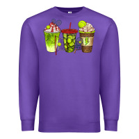 Purple tennis coffee cups bbs Premium Sweatshirt - BundleAndBundleShop