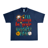 Navy i'll always be your biggest fan baseball Urban Heavy Tee - BundleAndBundleShop
