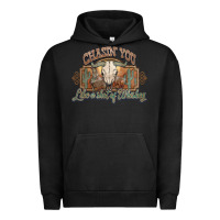 Pigment Black Chasin you like a shot of whiskey bull skull Urban Hoodie - HowdyJamesFarm