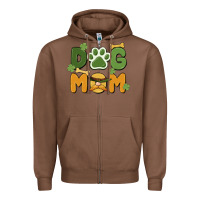 Chestnut st. patricks day dog mom Zipper Hoodie - MaliasSmallBusiness